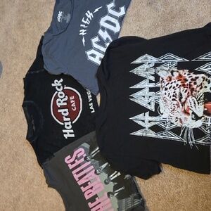 Bundle of band tees